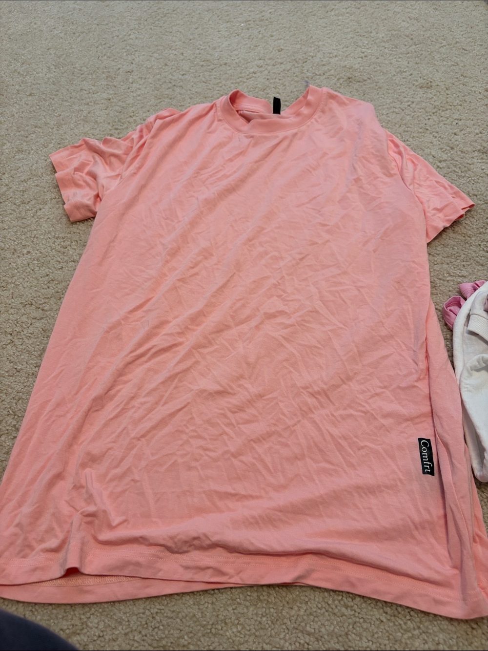 Comfort Colors Women's Light Coral Short Sleeve Tee
